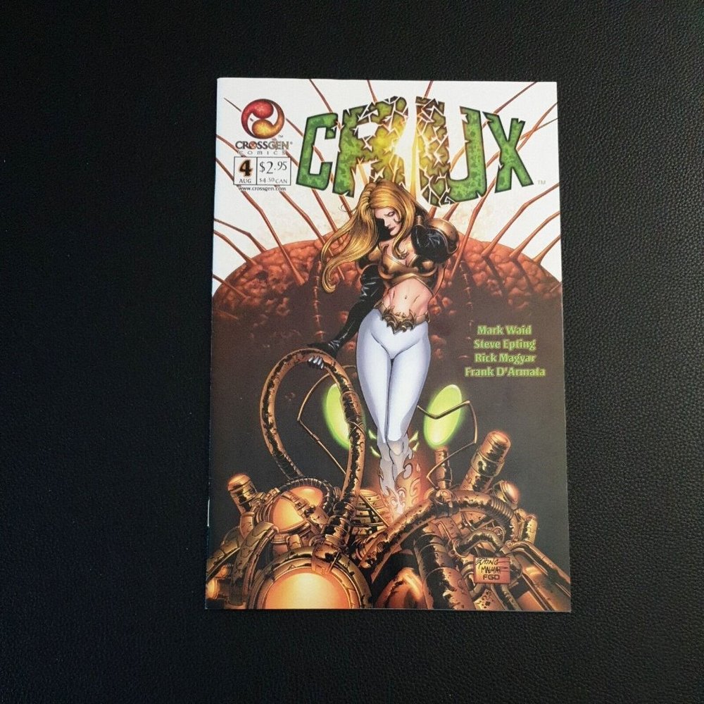 CrossGen Comics Crux 4 Aug 2001 Book Collector Bag Board Waid Epting Magyar